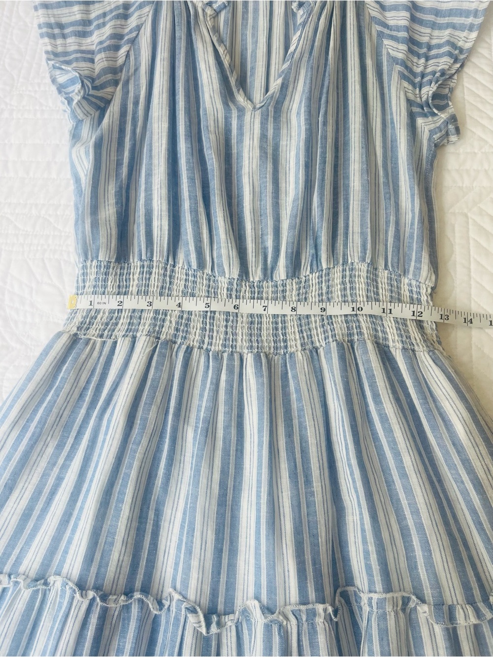🏝️ Rails Blue and White Striped Maxi Dress - Picture 3 of 7